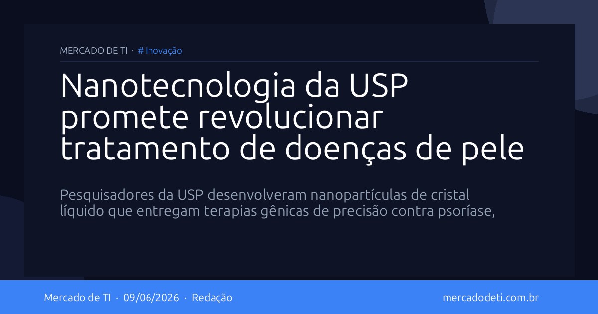 Micrografia ilustrando nanopartículas em células cutâneas