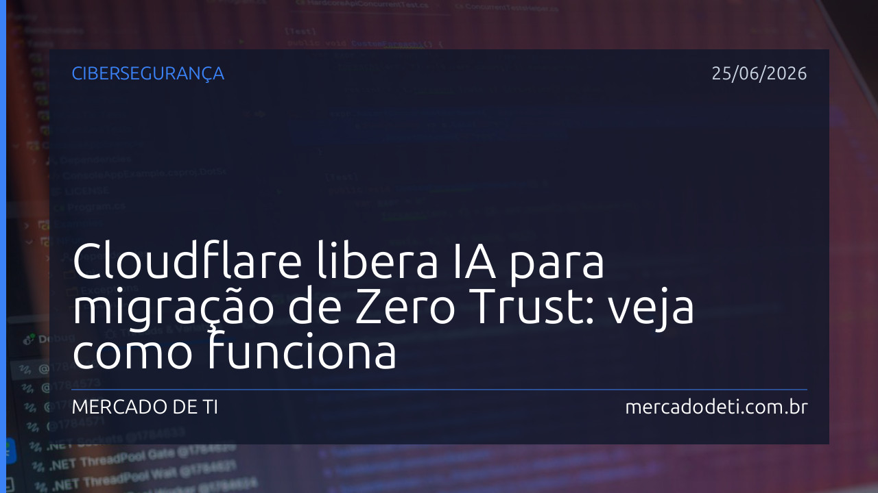 Cloudflare libera IA para migração de Zero Trust: veja como funciona