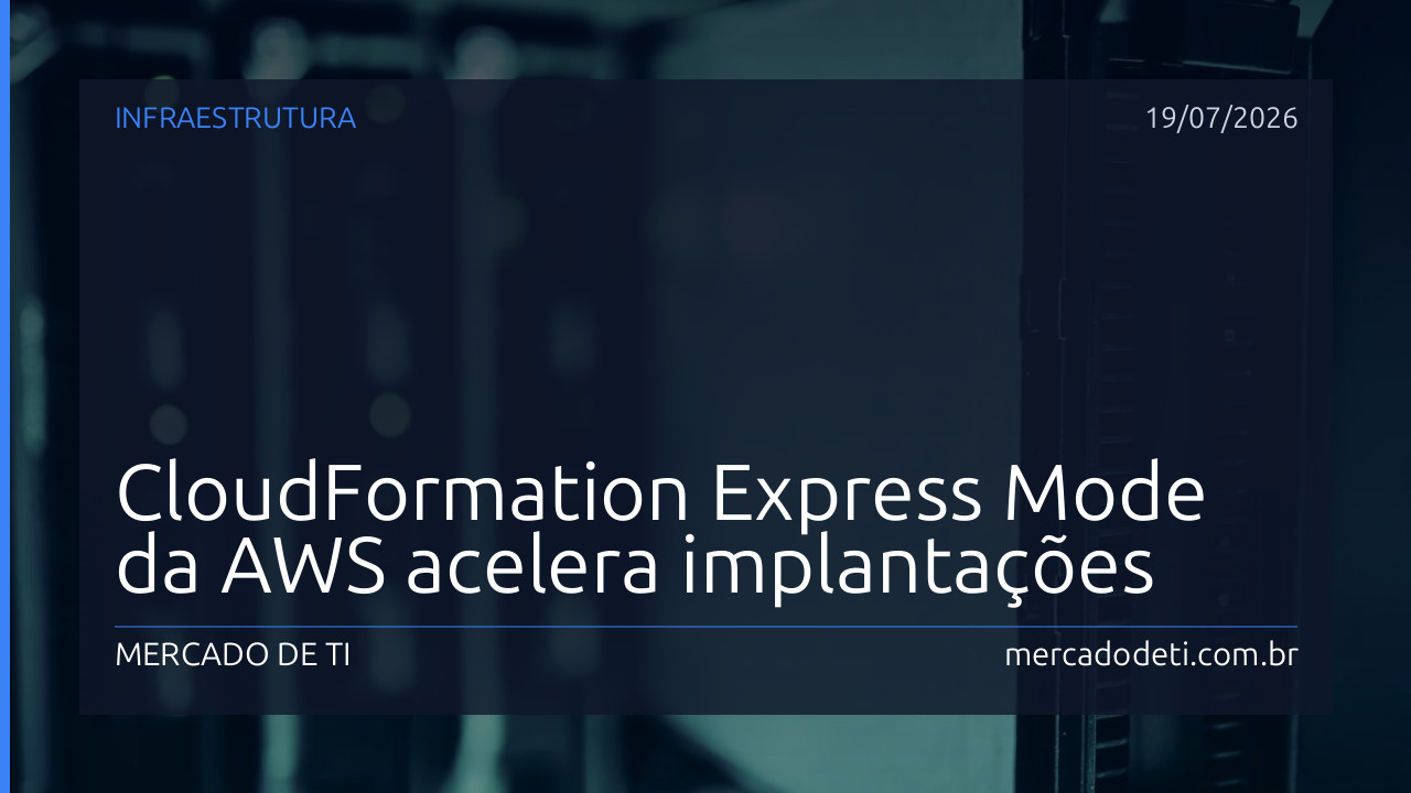 CloudFormation Express Mode da AWS acelera implantações
