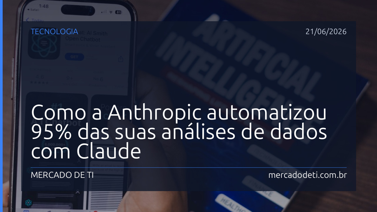 Como a Anthropic automatizou 95% das suas análises de dados com Claude