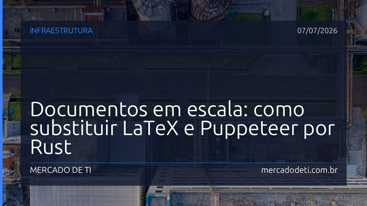 Documentos em escala: como substituir LaTeX e Puppeteer por Rust
