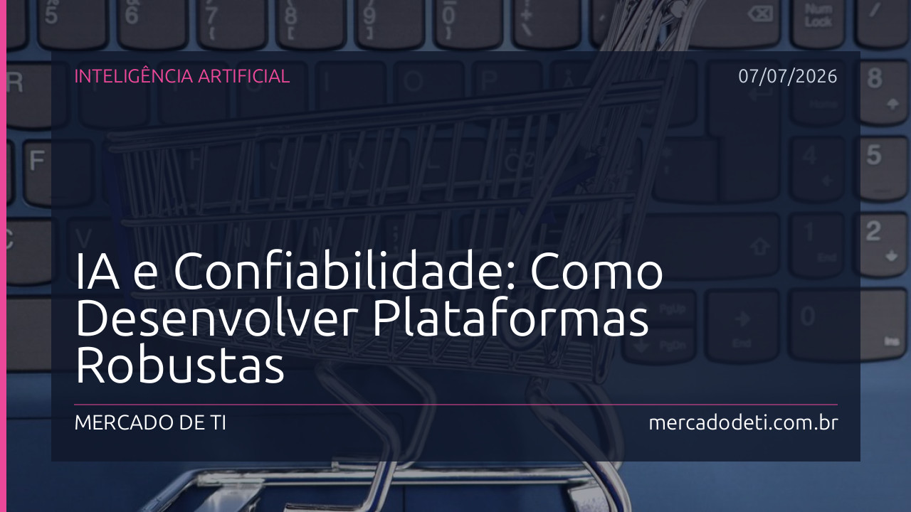 IA e Confiabilidade: Como Desenvolver Plataformas Robustas
