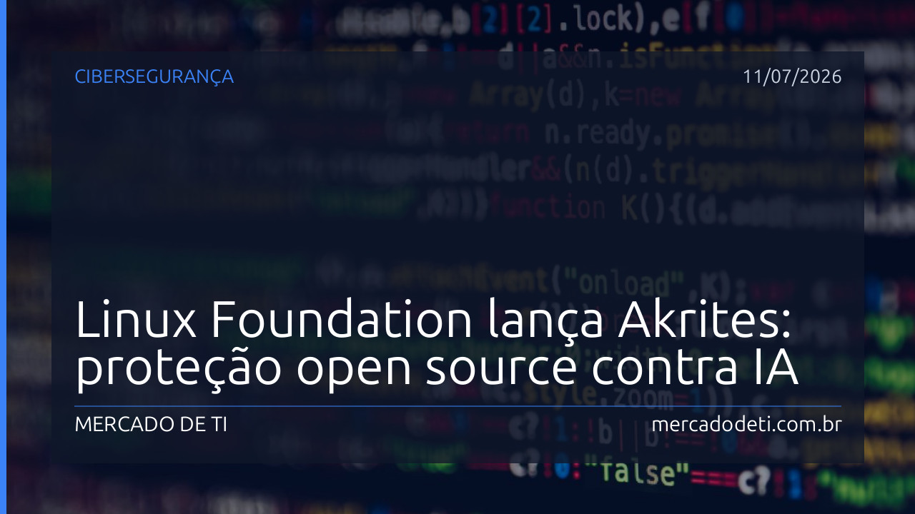 Linux Foundation lança Akrites: proteção open source contra IA