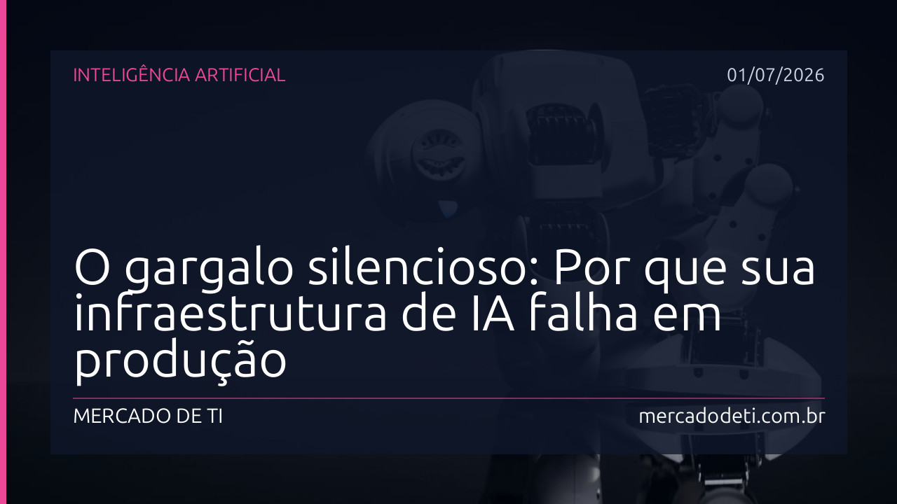 O gargalo silencioso: Por que sua infraestrutura de IA falha em produção