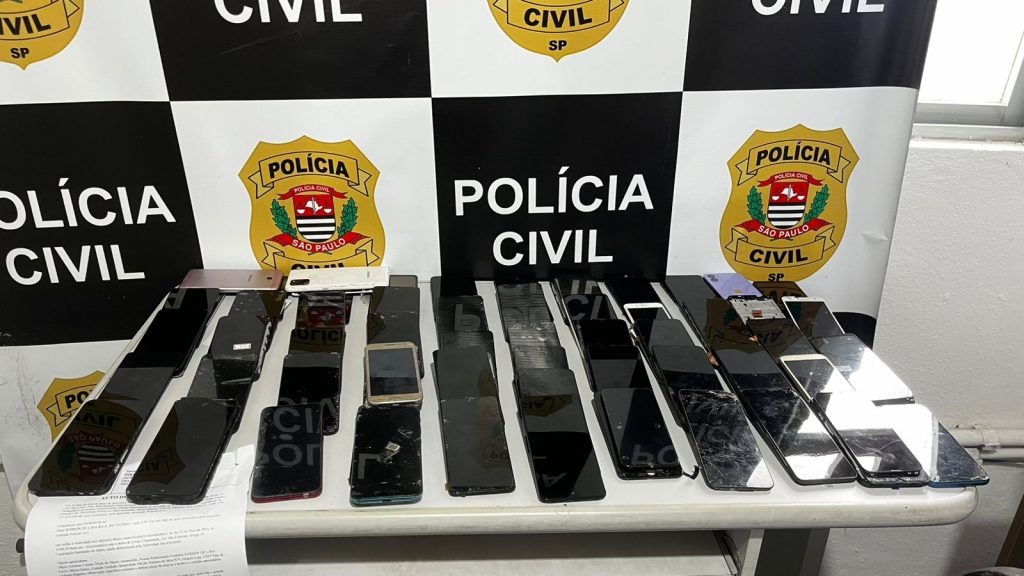 Polícia apreende 8 mil celulares em operação contra receptação no litoral de SP