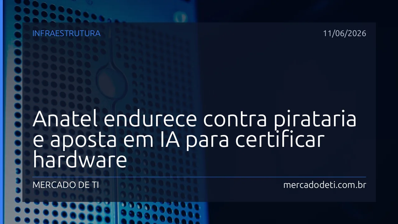 Presidente da Anatel Carlos Baigorri durante o 29º Fórum de Certificação de Produtos para Telecomunicações.