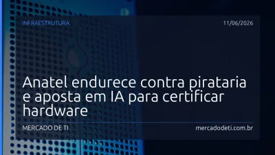 Presidente da Anatel Carlos Baigorri durante o 29º Fórum de Certificação de Produtos para Telecomunicações.