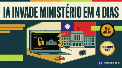 Ataque com agentes de IA atingiu ministério de taiwan em 4 dias e expõe falha das defesas atuais