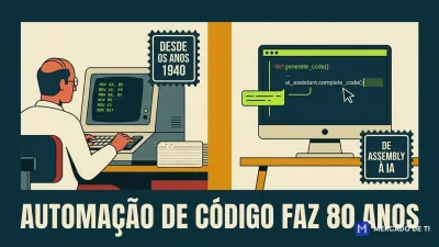 Automação de código tem 80 anos: IA generativa é só o capítulo mais recente