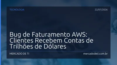 Bug de Faturamento AWS: Clientes Recebem Contas de Trilhões de Dólares