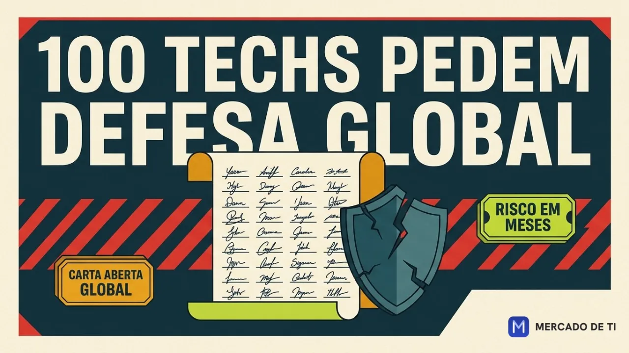 Ciberataques com IA: OpenAI, Google e Microsoft pedem defesa global urgente em carta assinada por mais de 100 empresas
