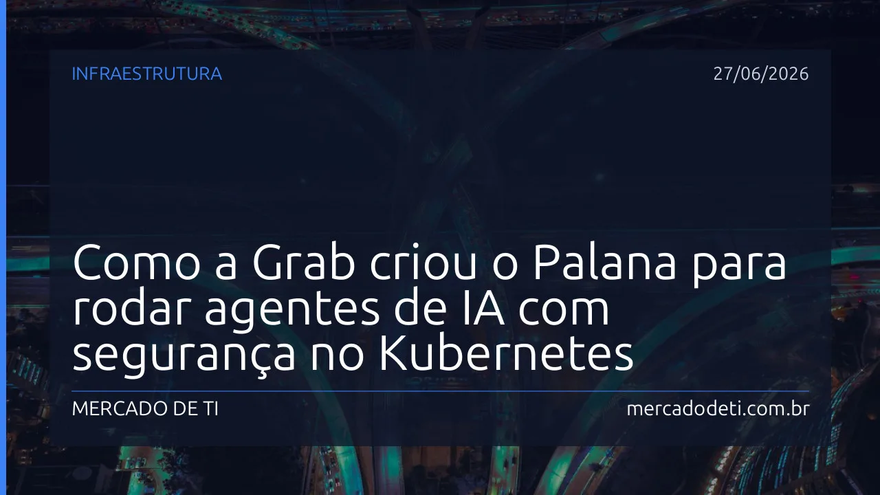 Diagrama conceitual de arquitetura de segurança para agentes de IA no Kubernetes