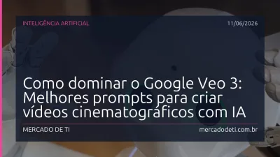 Como dominar o Google Veo 3: Melhores prompts para criar vídeos cinematográficos com IA