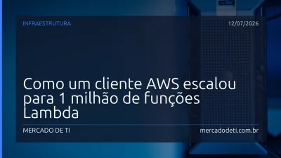 Como um cliente AWS escalou para 1 milhão de funções Lambda