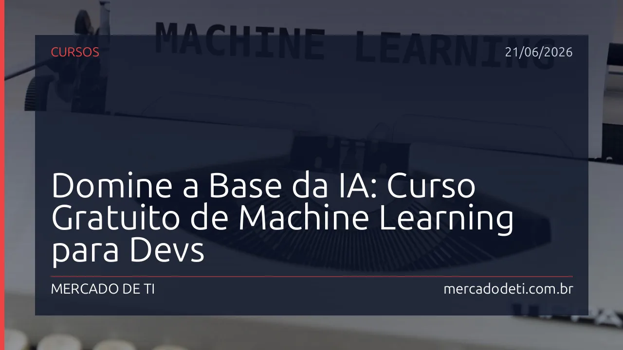 Homem programando em frente a um monitor com código de machine learning