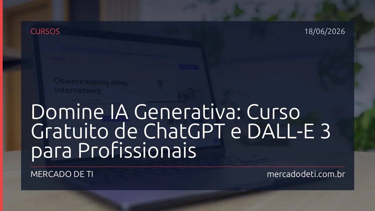 Pessoa utilizando IA generativa para criar identidade visual e textos de marketing
