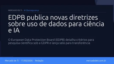Documentos e selo de conformidade GDPR com fundo tecnológico representando dados e ciência.