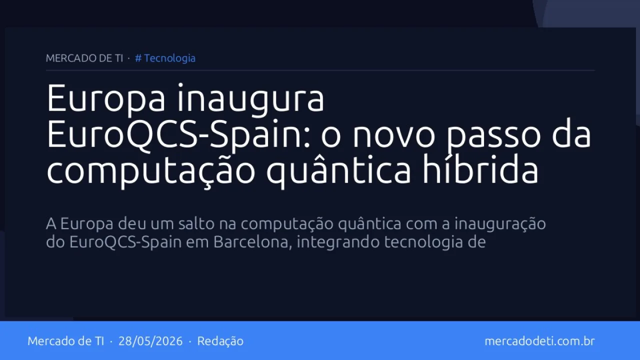 Fachada do Barcelona Supercomputing Center onde está instalado o EuroQCS-Spain