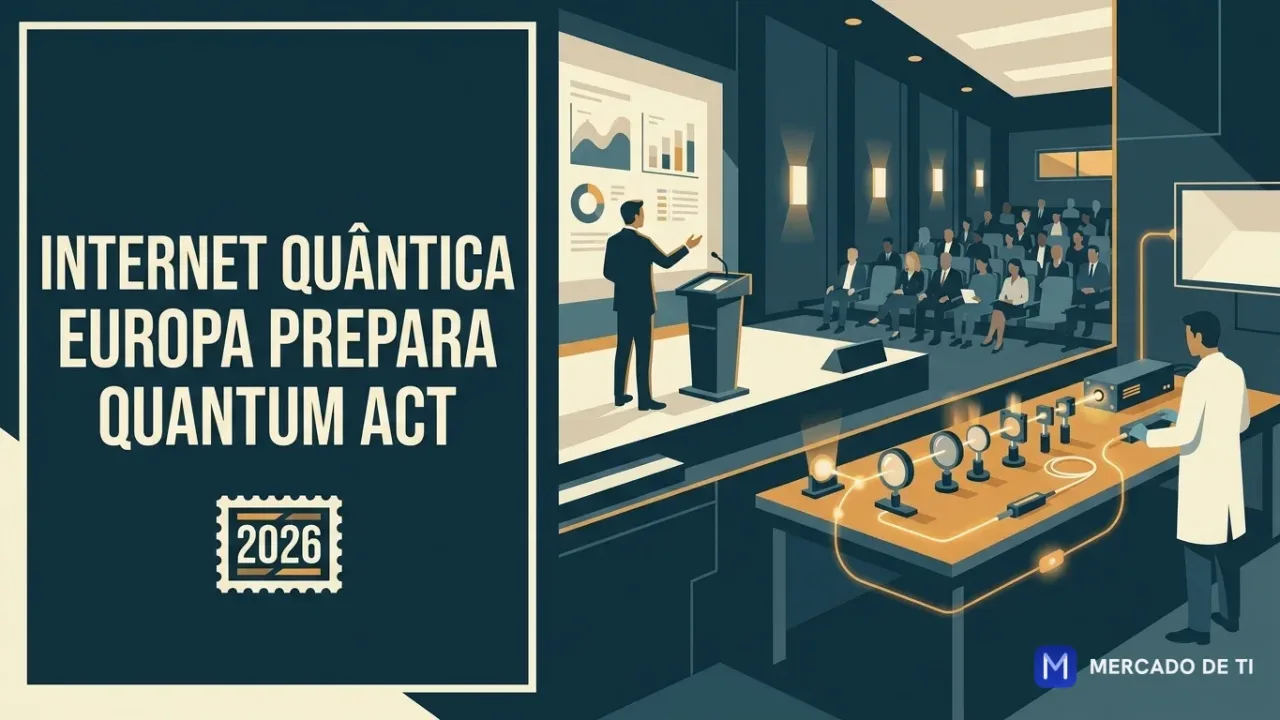 Internet quântica: europa prepara quantum act para liderar setor e destravar financiamento