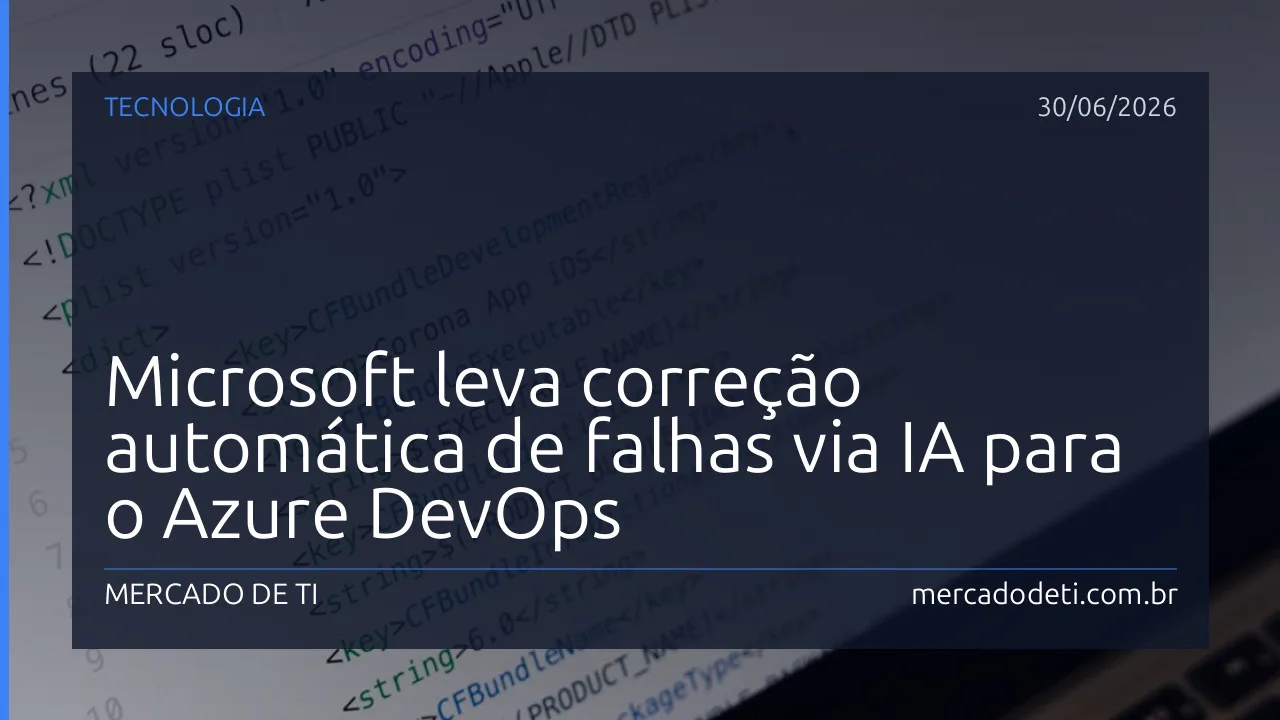 Interface do Azure DevOps exibindo sugestão de correção via Copilot Autofix