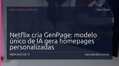 Netflix cria GenPage: modelo único de IA gera homepages personalizadas