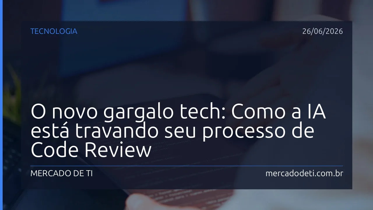 Desenvolvedor analisando código em um computador com auxílio de IA