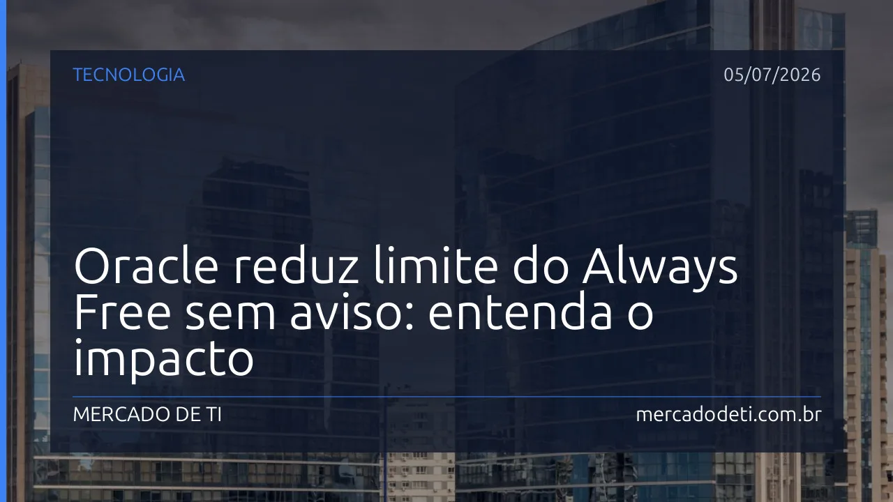 Interface do console da Oracle Cloud mostrando detalhes de instâncias Ampere A1