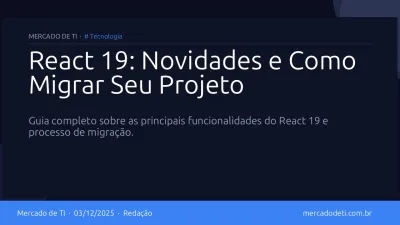 React 19: Novidades e Como Migrar Seu Projeto