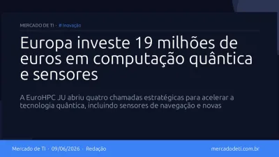Europa investe 19 milhões de euros em computação quântica e sensores