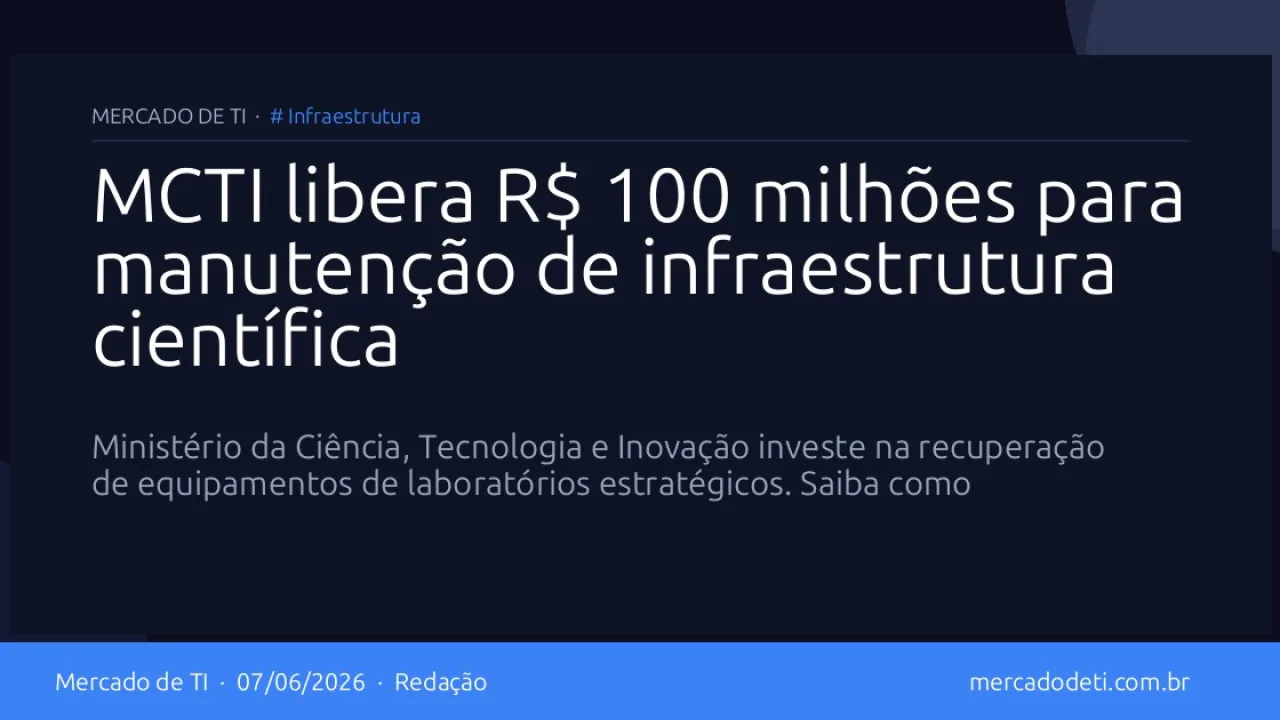 Laboratório científico com equipamentos de alta tecnologia sendo operados por pesquisadores