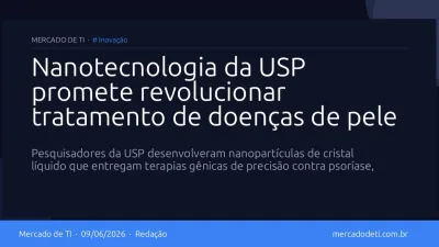 Nanotecnologia da USP promete revolucionar tratamento de doenças de pele