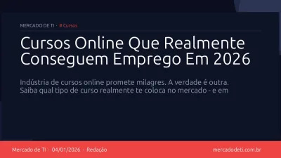 Cursos Online Que Realmente Conseguem Emprego Em 2026