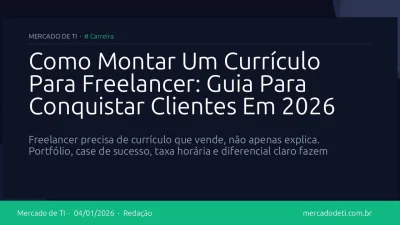 Como Montar Um Currículo Para Freelancer: Guia Para Conquistar Clientes Em 2026
