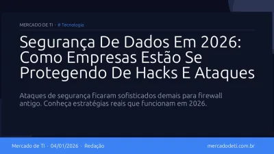 Segurança De Dados Em 2026: Como Empresas Estão Se Protegendo De Hacks E Ataques