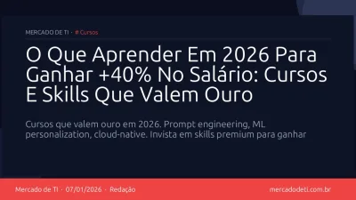 O Que Aprender Em 2026 Para Ganhar +40% No Salário: Cursos E Skills Que Valem Ouro