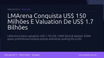 LMArena Conquista US$ 150 Milhões E Valuation De US$ 1.7 Bilhões