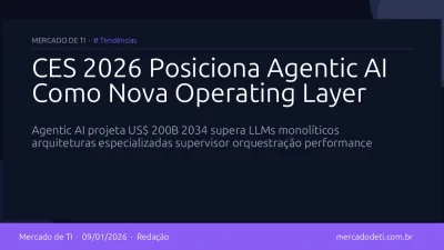 CES 2026 Posiciona Agentic AI Como Nova Operating Layer