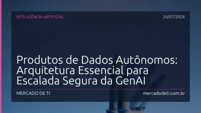 Produtos de Dados Autônomos: Arquitetura Essencial para Escalada Segura da GenAI