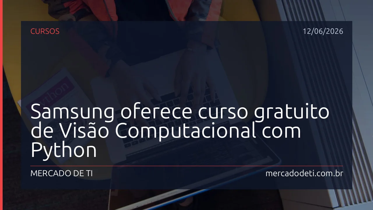Programador utilizando Python e OpenCV para Visão Computacional