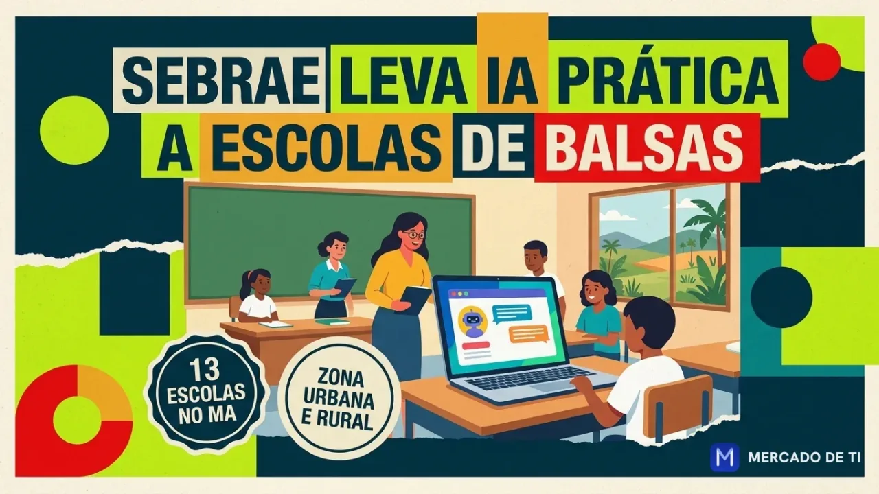 Sebrae leva inteligência artificial prática a 13 escolas de balsas (ma) com o ali educação