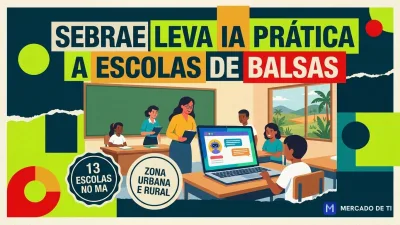 Sebrae leva inteligência artificial prática a 13 escolas de balsas (ma) com o ali educação