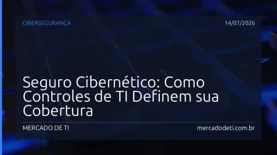 Seguro Cibernético: Como Controles de TI Definem sua Cobertura