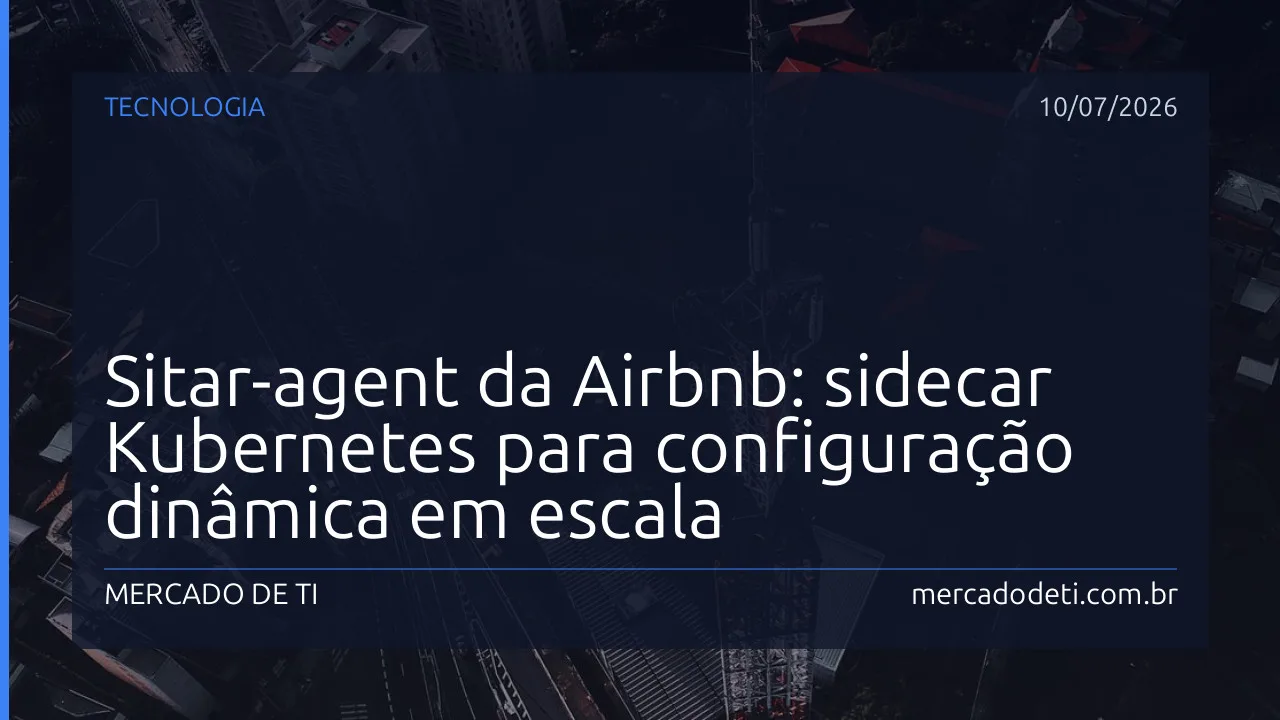 Arquitetura do Sitar-agent da Airbnb: sidecar Kubernetes com bootstrap via S3 e armazenamento local SQLite