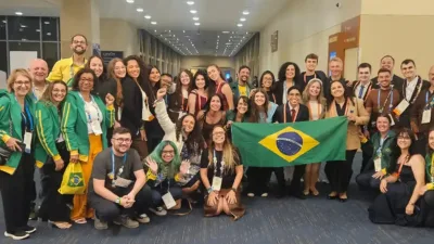 Estudantes brasileiros na feira internacional de ciências ISEF 2026