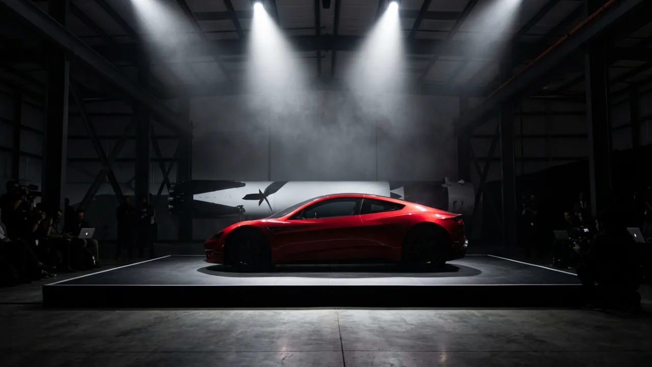 Tesla confirma revelação do novo roadster em 1º de outubro, com propulsores da spacex