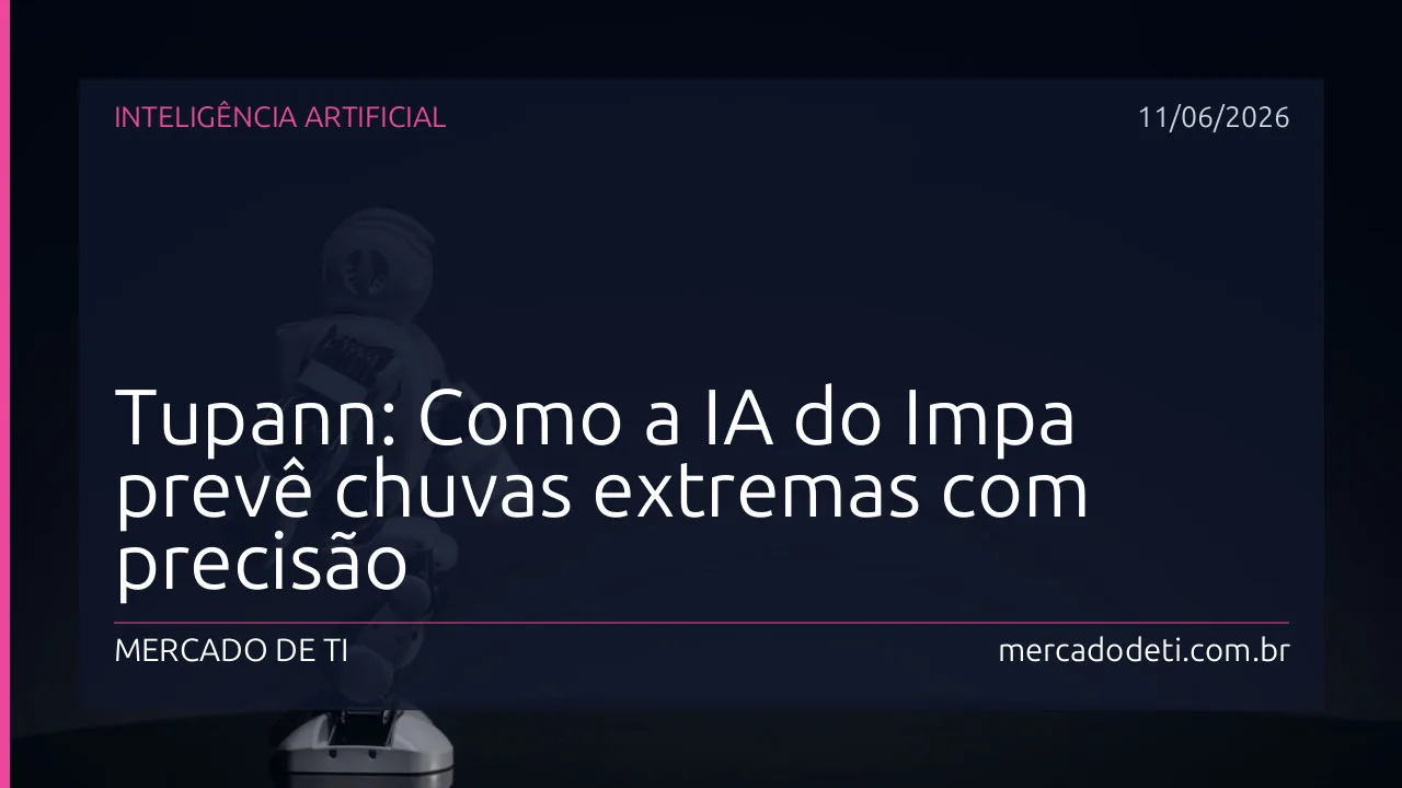 Pesquisadores do IMPA trabalhando no modelo de IA Tupann para previsão do tempo