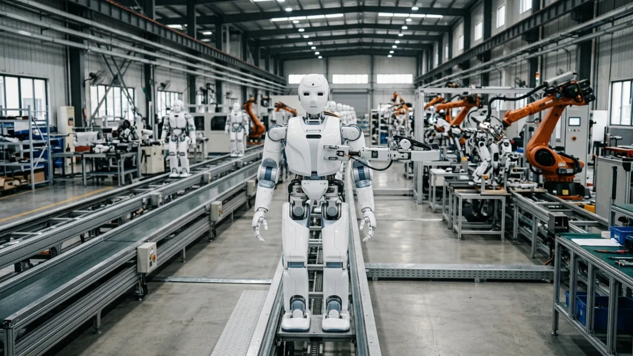 Ubtech abre 1ª fábrica do mundo que produz um robô humanoide a cada 10 minutos na china