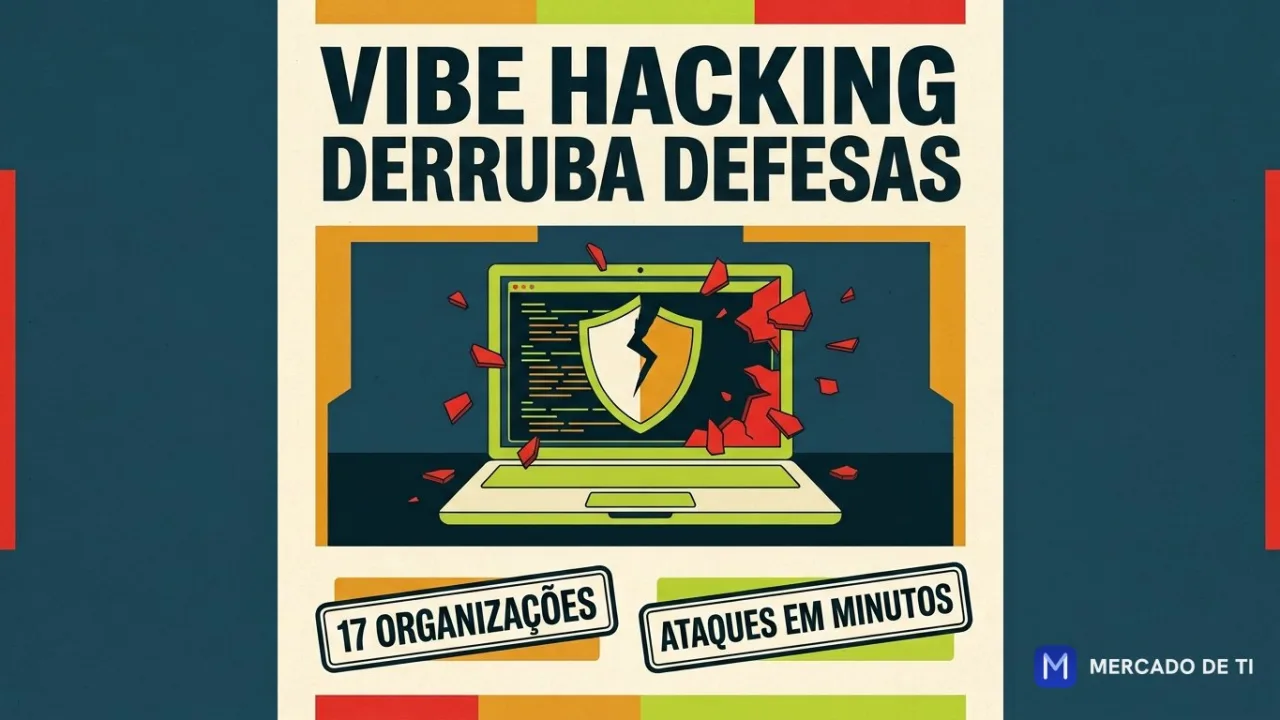 Vibe hacking: ataques com IA derrubam barreira técnica e exigem resposta contínua de CISOs