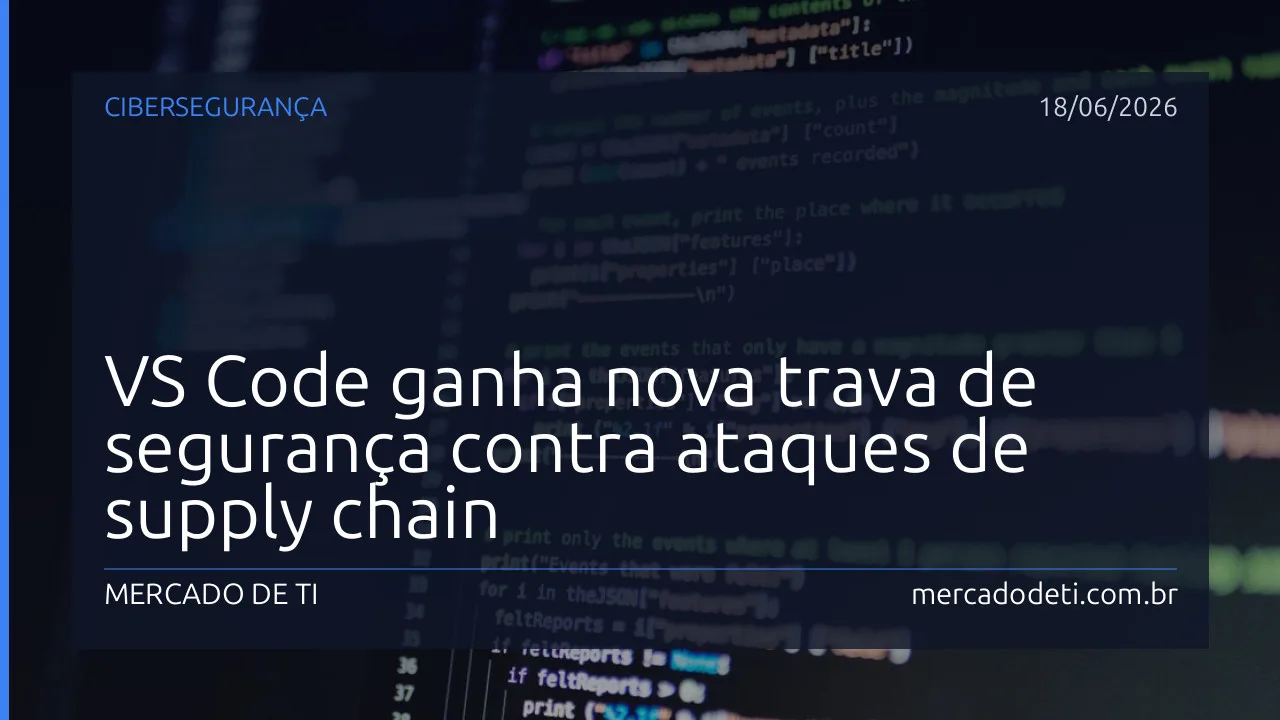 Tela do Visual Studio Code sendo utilizada em um ambiente de desenvolvimento profissional